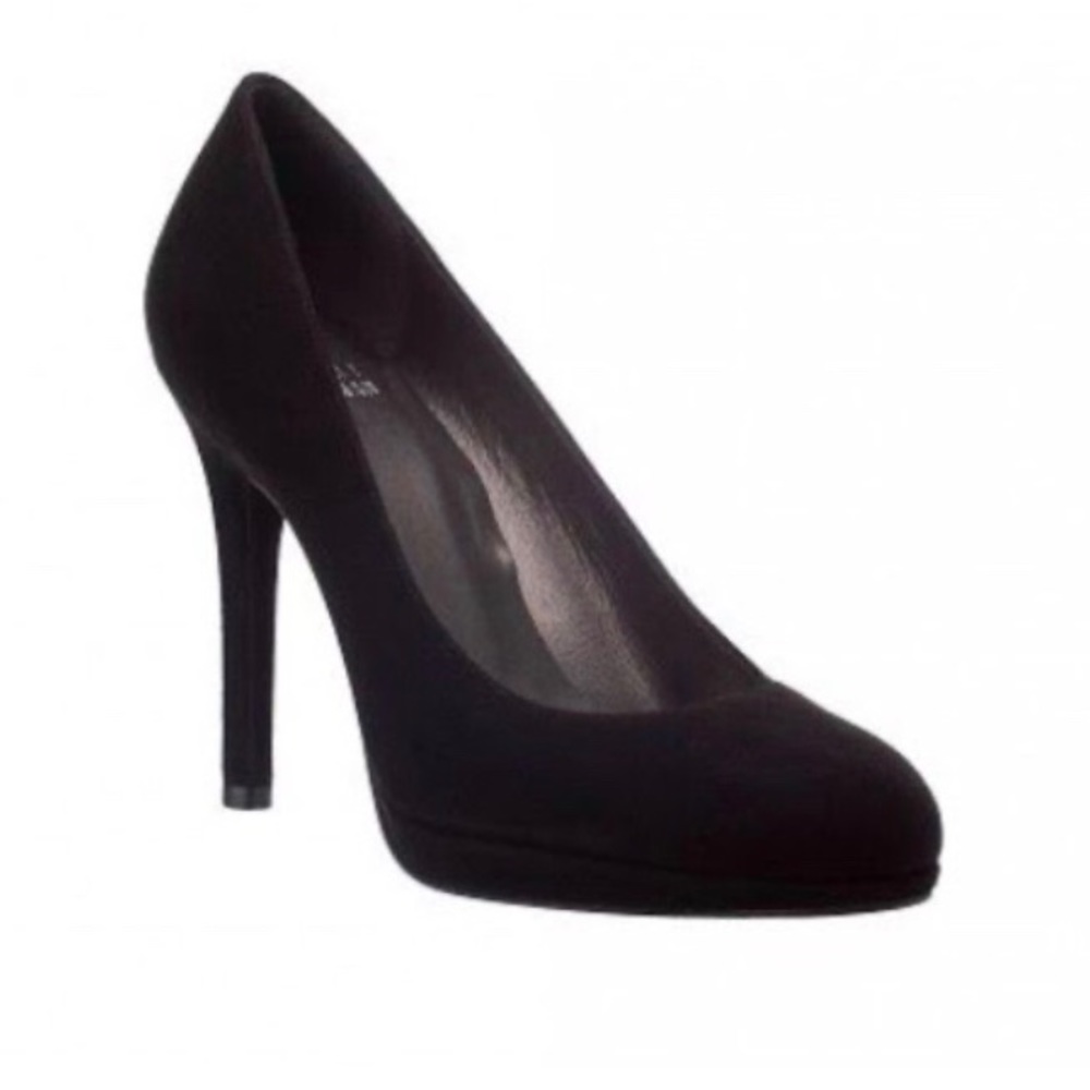 Stuart Weitzman Size 4 Black Suede Heels